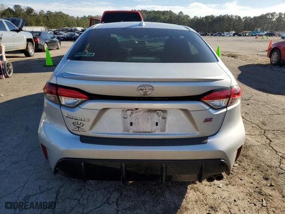 2023 Toyota Corolla SE with VIN JTDS4MCE6P3517579, listed as a Copart auction lot 86736494 with 45,478 mi miles and Salvage Title. Bid and sale history available at carsss.com. Image 6.