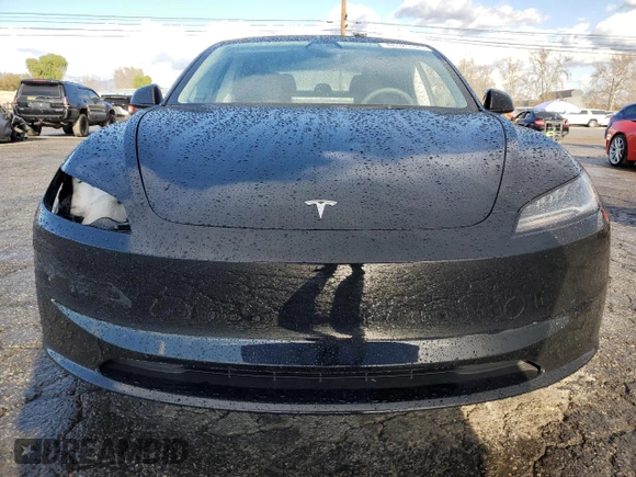 2024 Tesla Model 3 with VIN 5YJ3E1EA5RF738574, listed as a Copart auction lot 48425325 with 9,423 mi miles and Salvage Title. Bid and sale history available at DreamBid. Image 5.