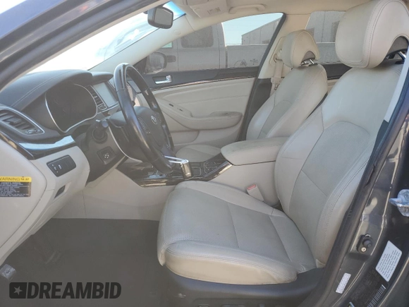 2014 Kia Cadenza Premium with VIN KNALN4D70E5144622, listed as a Copart auction lot 82296494 with 150,352 mi miles and Salvage Title. Bid and sale history available at carsss.com. Image 7.