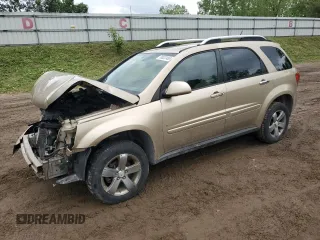 2008 Pontiac Torrent z VIN 2CKDL33F286041333, wystawiony jako Copart lot #58832485 z przebiegiem 107 771 mil mil oraz Czysty tytuł • Clean title. Historia ofert i sprzedaży dostępna na DreamBid. Obrazek 1.