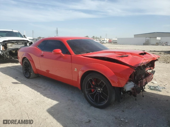 2019 Dodge Challenger R/T Scat Pack with VIN 2C3CDZFJ0KH505772, listed as a Copart auction lot 49321775 with 34,873 mi miles and Salvage Title. Bid and sale history available at carsss.com. Image 4.