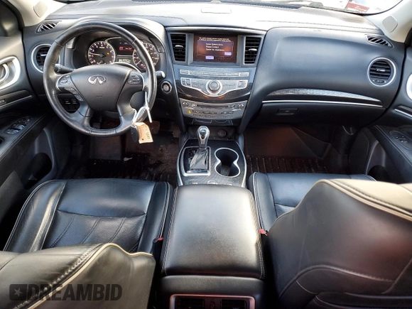 2017 Infiniti QX60 with VIN 5N1DL0MMXHC526941, listed as a Copart auction lot 49434135 with 101,811 mi miles and Salvage Title. Bid and sale history available at DreamBid. Image 8.