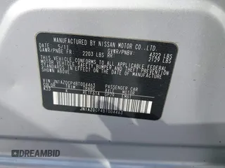 2011 Nissan LEAF SL-e z VIN JN1AZ0CP4BT004463, wystawiony jako IAAI lot #42140158 z przebiegiem 116 030 mil mil oraz . Historia ofert i sprzedaży dostępna na DreamBid. Obrazek 9.