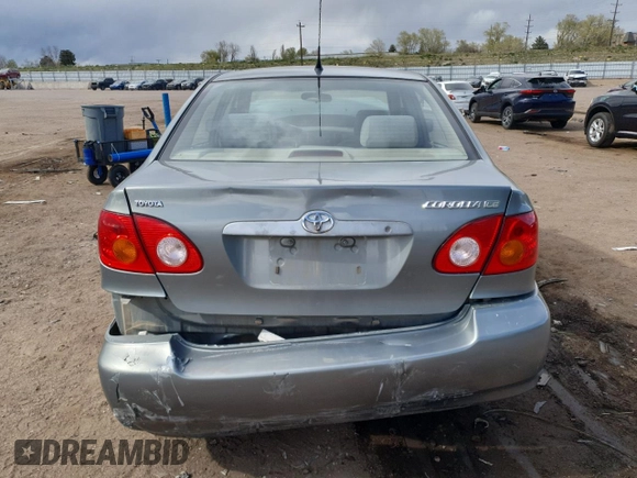 2004 Toyota Corolla CE with VIN 1NXBR38E44Z310906, listed as a Copart auction lot 55361565 with 186,022 mi miles and Salvage Title. Bid and sale history available at DreamBid. Image 6.
