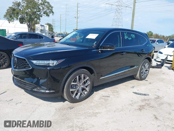 2023 Acura MDX w/Technology Package with VIN 5J8YD9H46PL001876, listed as a IAAI auction lot 41309678 with 39,596 mi miles. Bid and sale history available at carsss.com. Image 18.