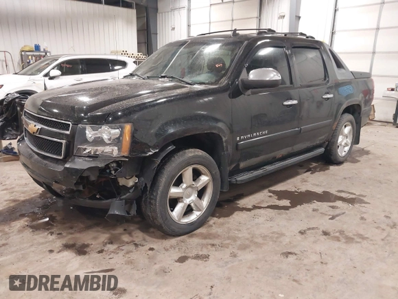 2007 Chevrolet Avalanche LTZ with VIN 3GNFK12327G236731, listed as a IAAI auction lot 41707271 with 243,088 mi miles. Bid and sale history available at carsss.com. Image 2.