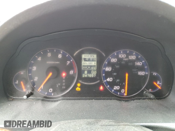 2007 Acura TSX Navi with VIN JH4CL96937C010964, listed as a Copart auction lot 65928845 with 247,657 mi miles and Salvage title. Bid and sale history available at DreamBid. Image 9.