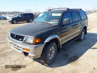 1999 Mitsubishi Montero Sport LS with VIN JA4LS31H4XP024827, listed as a IAAI auction lot 41652278 with 1 mi miles. Bid and sale history available at carsss.com. Image 2.