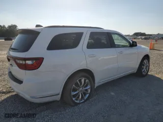 2022 Dodge Durango SXT with VIN 1C4RDHAG9NC158882, listed as a Copart auction lot 75905614 with 52,636 mi miles and Salvage Title. Bid and sale history available at carsss.com. Image 3.