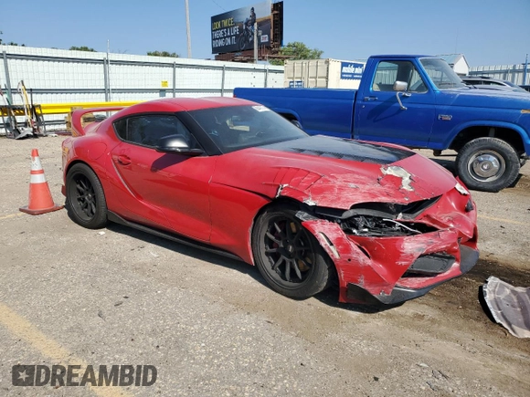 2020 Toyota GR Supra 3.0 with VIN WZ1DB4C02LW029016, listed as a Copart auction lot 69442174 with 0 mi miles and Salvage Title. Bid and sale history available at carsss.com. Image 4.