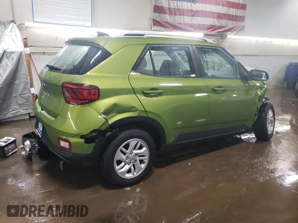 2020 Hyundai Venue SEL with VIN KMHRC8A3XLU027012, listed as a Copart auction lot 45760145 with 62,566 mi miles and Salvage Title. Bid and sale history available at carsss.com. Image 3.