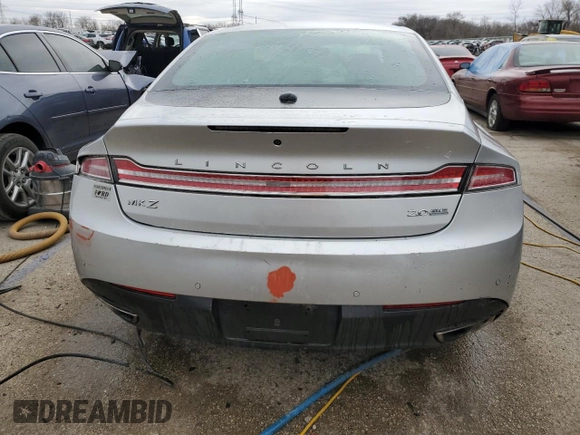 2015 Lincoln MKZ with VIN 3LN6L2J99FR628945, listed as a Copart auction lot 50573555 with 139,644 mi miles and Salvage title. Bid and sale history available at DreamBid. Image 6.