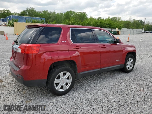 2014 GMC Terrain SLE with VIN 2GKFLVEK2E6198415, listed as a Copart auction lot 57236155 with 68,841 mi miles and Salvage title. Bid and sale history available at DreamBid. Image 3.