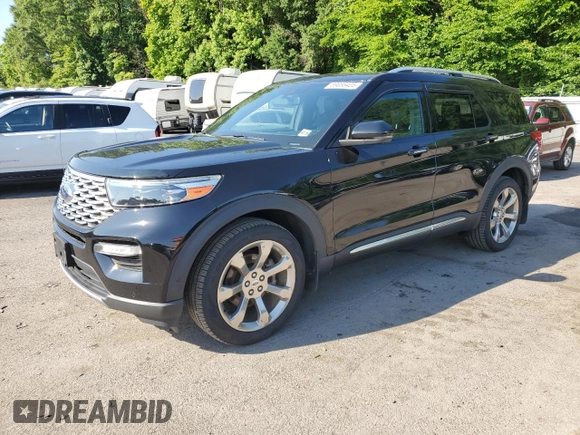 2020 Ford Explorer Platinum z VIN 1FM5K8HC0LGA47145, wystawiony jako Copart lot #59086405 z przebiegiem 79 252 mil mil oraz Szkoda całkowita • Salvage title. Historia ofert i sprzedaży dostępna na DreamBid. Obrazek 1.