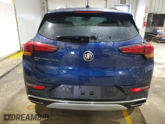 2023 Buick Encore GX Essence with VIN KL4MMGSL6PB096196, listed as a Copart auction lot 43538065 with 14,523 mi miles and Salvage title. Bid and sale history available at DreamBid. Image 6.