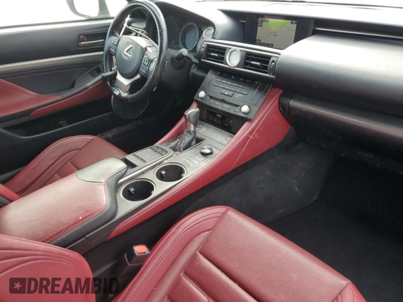 2017 Lexus RC 350 with VIN JTHSE5BC1H5007504, listed as a Copart auction lot 46390685 with 98,959 mi miles and Salvage title. Bid and sale history available at DreamBid. Image 8.
