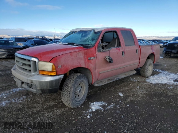2000 Ford F-250 XL z VIN 1FTNW21S2YEB92875, wystawiony jako Copart lot #86083414 z przebiegiem 96 634 mil mil oraz Czysty tytuł • Clean title. Historia ofert i sprzedaży dostępna na DreamBid. Obrazek 1.