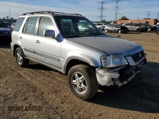 2001 Honda CR-V EX with VIN JHLRD186X1C029941, listed as a Copart auction lot 73583974 with 166,680 mi miles and Salvage Title. Bid and sale history available at carsss.com. Image 4.