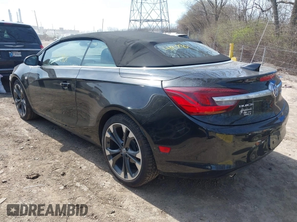 2017 Buick Cascada Premium with VIN W04WH3N57HG142092, listed as a IAAI auction lot 41912901 with 59,486 mi miles and . Bid and sale history available at DreamBid. Image 3.