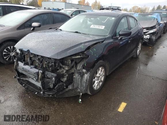 2014 Mazda 3 i Grand Touring with VIN JM1BM1M72E1102296, listed as a Copart auction lot 79222024 with 144,122 mi miles and Salvage Title. Bid and sale history available at DreamBid. Image 1.