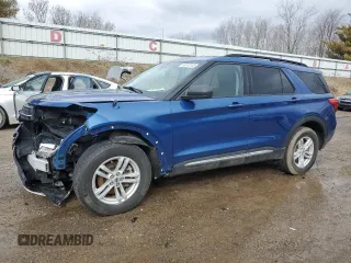 2022 Ford Explorer XLT with VIN 1FMSK8DH7NGA62104, listed as a Copart auction lot 50810145 with 65,605 mi miles and Salvage Title. Bid and sale history available at carsss.com. Image 1.