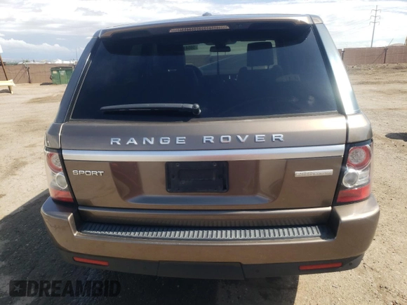 2013 Land Rover Range Rover Sport HSE Lux with VIN SALSK2D48DA775974, listed as a Copart auction lot 59541045 with 114,569 mi miles and Salvage title. Bid and sale history available at DreamBid. Image 6.