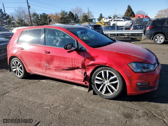 2016 Volkswagen Golf TSI SE with VIN 3VW217AU7GM013686, listed as a Copart auction lot 70917842 with 96,155 mi miles. Bid and sale history available at carsss.com. Image 4.