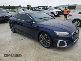 2023 Audi A5 Sportback S line Premium z VIN WAUDACF54PA049206, wystawiony jako Copart lot #74617084 z przebiegiem Nie podano mil oraz Nie do naprawy • Non repairable. Historia ofert i sprzedaży dostępna na DreamBid. Obrazek 4.