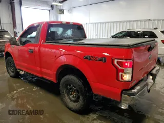 2018 Ford F-150 XL with VIN 1FTMF1EB6JFD30708, listed as a Copart auction lot 50289565 with 26,757 mi miles and Salvage Title. Bid and sale history available at carsss.com. Image 2.
