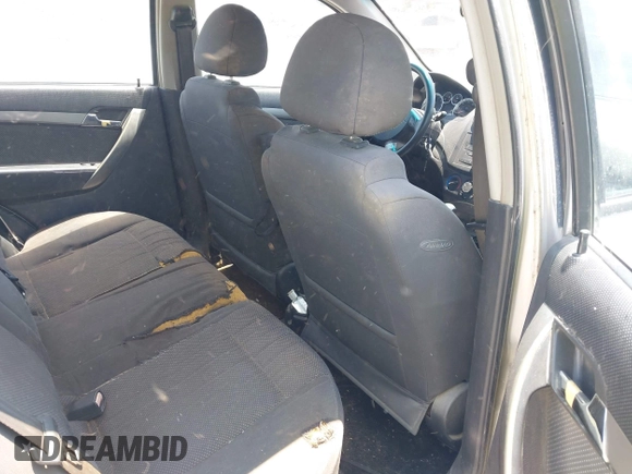 2008 Chevrolet Aveo LS with VIN KL1TD56648B259186, listed as a IAAI auction lot 42471424 with 119,844 mi miles and . Bid and sale history available at DreamBid. Image 8.
