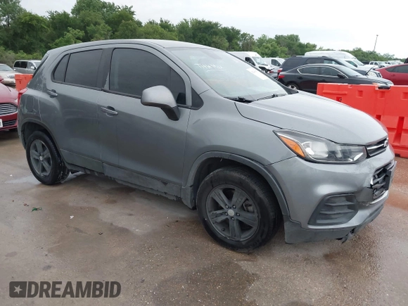 2020 Chevrolet Trax LS with VIN 3GNCJKSB2LL221800, listed as a IAAI auction lot 42196637 with 43,085 mi miles and . Bid and sale history available at DreamBid. Image 1.