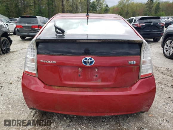 2011 Toyota Prius I with VIN JTDKN3DU5B0306171, listed as a Copart auction lot 55897395 with 165,088 mi miles and Clean Title. Bid and sale history available at DreamBid. Image 6.