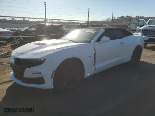 2019 Chevrolet Camaro 2SS with VIN 1G1FH3D71K0135690, listed as a Copart auction lot 43061115 with 85,780 mi miles and Salvage Title. Bid and sale history available at carsss.com. Image 1.