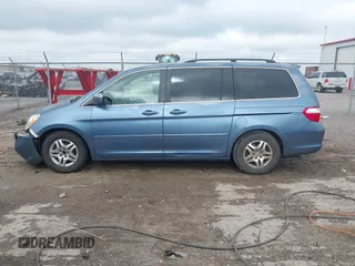 2007 Honda Odyssey EX with VIN 5FNRL384X7B063481, listed as a IAAI auction lot 42352096 with 106,047 mi miles and . Bid and sale history available at DreamBid. Image 14.