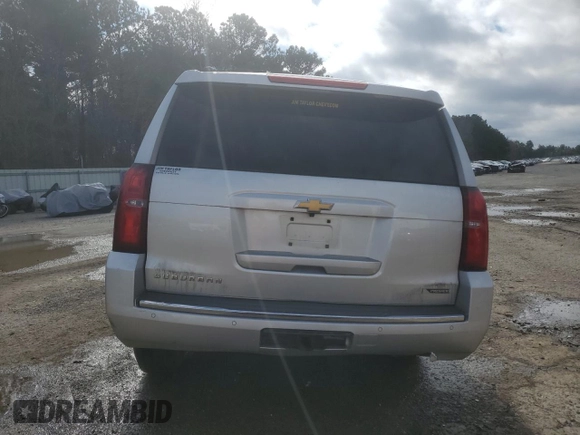 2017 Chevrolet Suburban Premier with VIN 1GNSCJKC2HR120815, listed as a Copart auction lot 43729155 with 96,553 mi miles and Salvage title. Bid and sale history available at DreamBid. Image 6.
