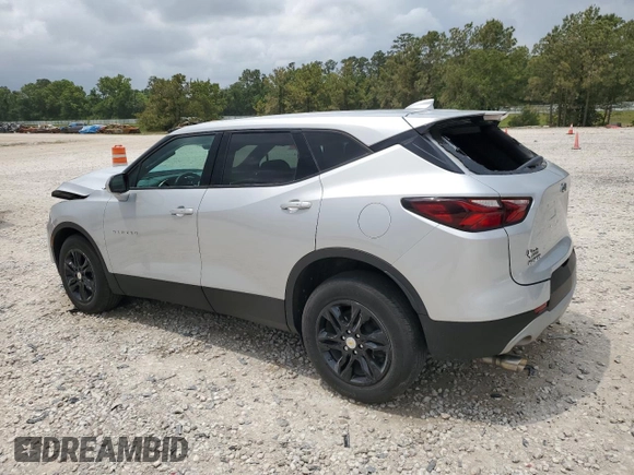 2022 Chevrolet Blazer LT z VIN 3GNKBCR48NS121442, wystawiony jako Copart lot #55264195 z przebiegiem 21 927 mil mil oraz Szkoda całkowita • Salvage title. Historia ofert i sprzedaży dostępna na DreamBid. Obrazek 2.