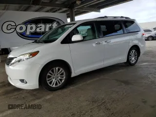 2012 Toyota Sienna XLE AAS with VIN 5TDYK3DC7CS275496, listed as a Copart auction lot 62612815 with 130,027 mi miles and Salvage title. Bid and sale history available at DreamBid. Image 1.