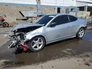 2002 Acura RSX Type S with VIN JH4DC53042C035772, listed as a Copart auction lot 58618035 with Not provided miles and Salvage title. Bid and sale history available at DreamBid. Image 1.