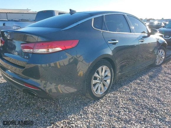 2018 Kia Optima EX with VIN 5XXGU4L3XJG226708, listed as a IAAI auction lot 41036342 with 118,162 mi miles. Bid and sale history available at carsss.com. Image 4.