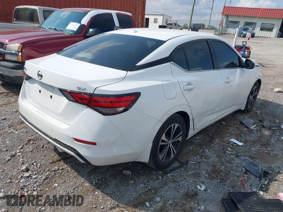 2022 Nissan Sentra SV with VIN 3N1AB8CV5NY299764, listed as a IAAI auction lot 42020411 with 41,171 mi miles and . Bid and sale history available at DreamBid. Image 4.