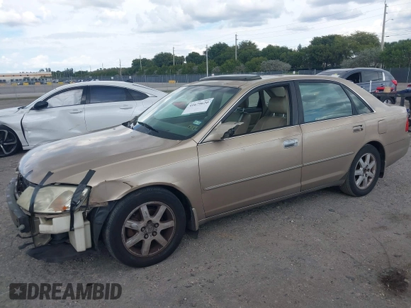 2001 Toyota Avalon XL with VIN 4T1BF28B41U163863, listed as a IAAI auction lot 41679620 with 312,264 mi miles and . Bid and sale history available at DreamBid. Image 18.