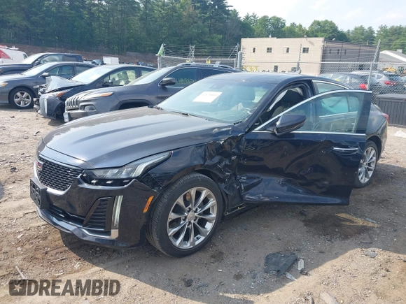 2021 Cadillac CT5 Premium Luxury with VIN 1G6DT5RK5M0116734, listed as a IAAI auction lot 42475009 with 37,942 mi miles and . Bid and sale history available at DreamBid. Image 2.