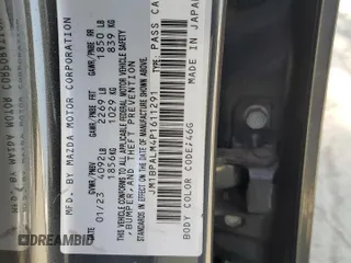 2023 Mazda 3 S Preferred with VIN JM1BPALM4P1611291, listed as a Copart auction lot 53736455 with 45,658 mi miles and Salvage Title. Bid and sale history available at DreamBid. Image 12.