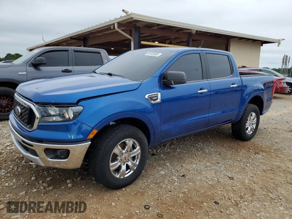 2019 Ford Ranger XL with VIN 1FTER4FHXKLA96656, listed as a Copart auction lot 56103505 with 73,872 mi miles and Salvage Title. Bid and sale history available at DreamBid. Image 1.