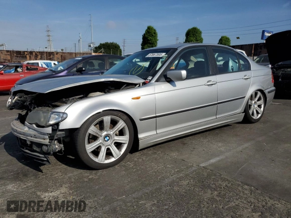 2002 BMW 3 Series 325i with VIN WBAEV33472KL73547, listed as a Copart auction lot 57667895 with 350,318 mi miles and Salvage title. Bid and sale history available at DreamBid. Image 1.