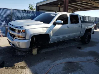 2017 Chevrolet Silverado 1500 LT with VIN 3GCUKREC0HG470703, listed as a Copart auction lot 53667145 with 167,689 mi miles and Salvage Title. Bid and sale history available at DreamBid. Image 1.
