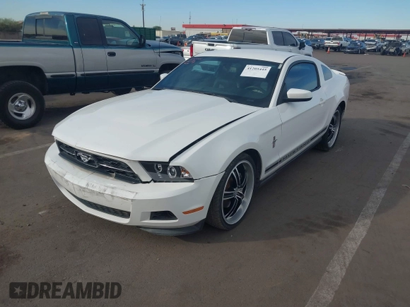 2012 Ford Mustang V6 Premium with VIN 1ZVBP8AM5C5214524, listed as a IAAI auction lot 41205445 with 146,218 mi miles. Bid and sale history available at carsss.com. Image 17.
