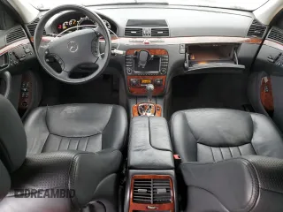 2003 Mercedes-Benz S 55 AMG with VIN WDBNG74J73A357542, listed as a Copart auction lot 87545475 with 76,588 mi miles and Salvage Title. Bid and sale history available at DreamBid. Image 8.