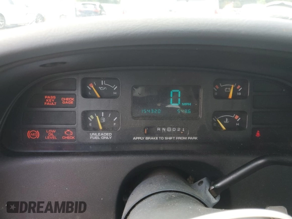 1995 Chevrolet Caprice with VIN 1G1BL52P8SR191830, listed as a Copart auction lot 64043925 with 154,320 mi miles and Clean title. Bid and sale history available at DreamBid. Image 9.