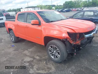 2019 Chevrolet Colorado 4WD LT z VIN 1GCGTCEN3K1147325, wystawiony jako IAAI lot #42267305 z przebiegiem 83 950 mil mil oraz . Historia ofert i sprzedaży dostępna na DreamBid. Obrazek 1.